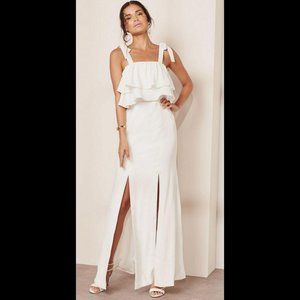 C/MEO Collective Formal Bow Straps Gown